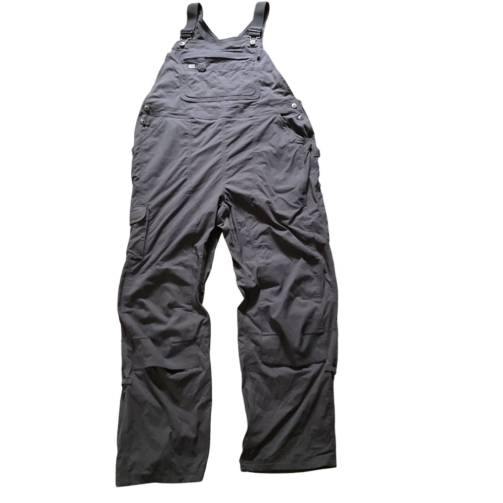 Duluth Trading Co Heirloom Gardening Bib Overalls Gray XL x 33 Ripstop Workwear